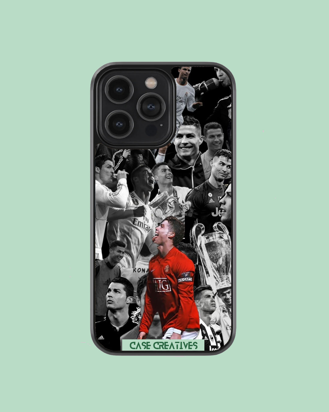Ronaldo Strike Mode Cover – CasCiz Premium Athlete Series