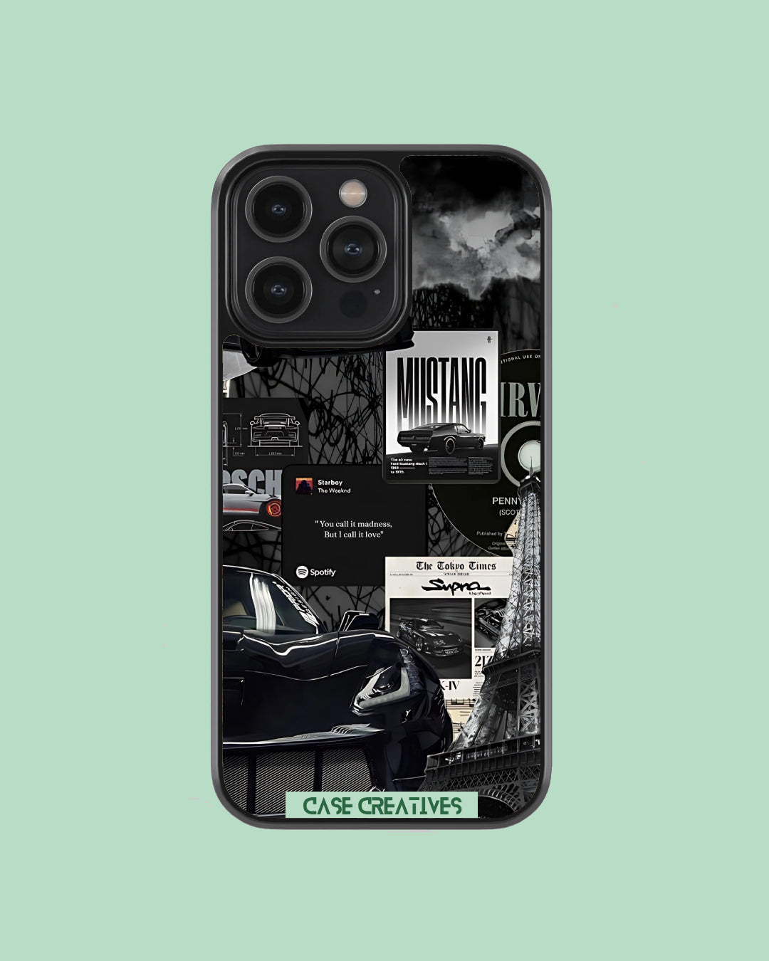 CasCiz MUSTANG Cars Edition – Bold, Tough & Unbreakable Case